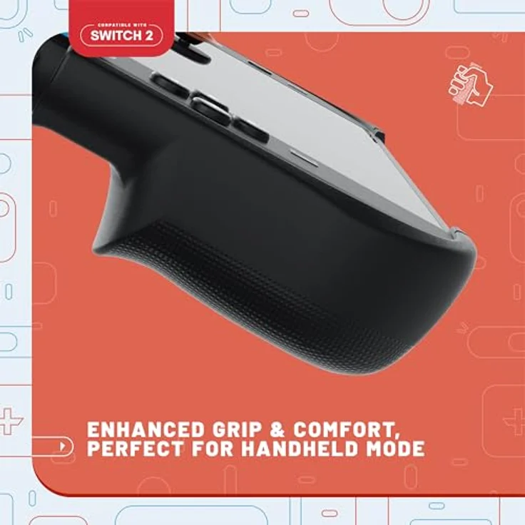 STEALTH Gaming S2-CCC, Stoßfänger für Nintendo Switch 2, schwarz, schlagfest – Bild 3