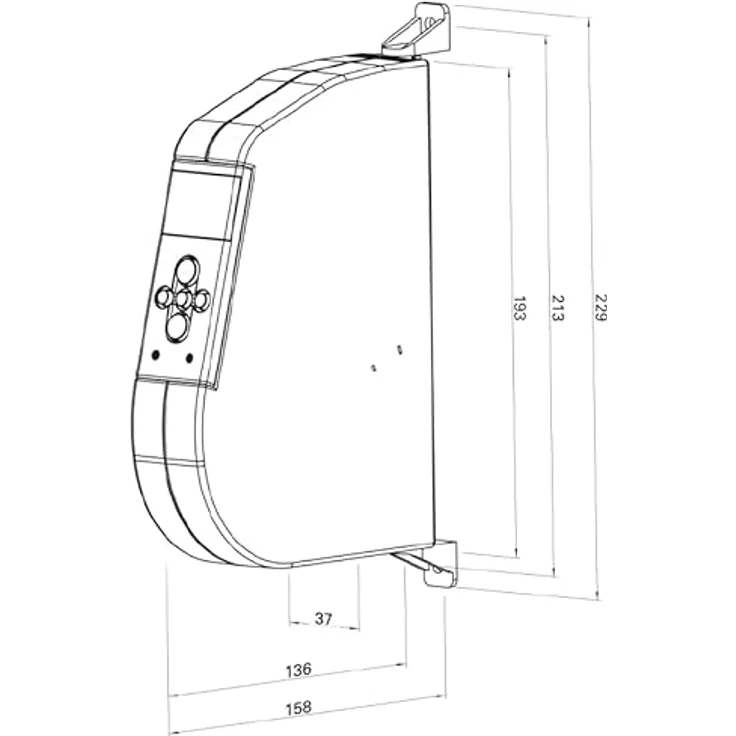 eWickler Comfort Akku (WIR elektronik, eWickler Akku, eW320, Elektrischer Gurtwickler, Aufputz, mit Akku, inkl. Ladekabel, Gurtbreite 12-15mm) - Preisvergleich – Bild 5