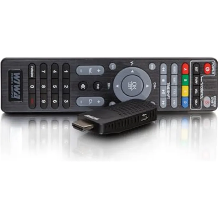 Wiwa H.265 Mini TV Tuner, DVB-T-Receiver mit robuster Bauweise und flexibler Gestaltung