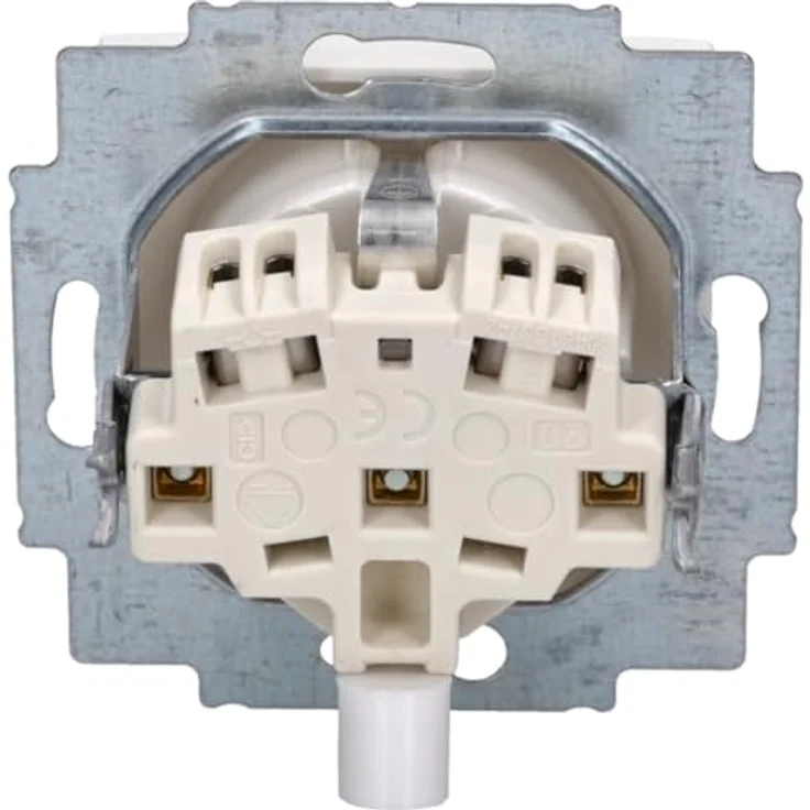 Busch-Jaeger SCHUKO Steckdosen-Einsatz 20 EUC-914 alpinweiß Busch-balance SI Steckdose 4011395191200 – Bild 3