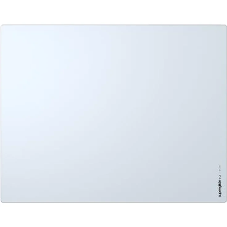Pulsar Superglide Gaming-Mauspad V2, Aluminium-Silikat-Glasoberfläche, rutschfest, 41,9 x 33 cm (L, Weiß) – Bild 1