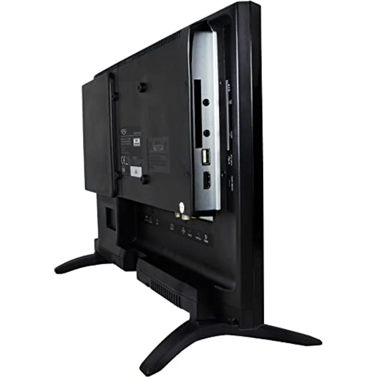 XORO HTC 1949 V2 -18.5" Zoll (47cm) LCD HD Fernseher mit HDTV Triple Tuner, Slot-In DVD Player, USB 2.0 Mediaplayer, CI+ Schacht, 12V Anschuss, Schwarz – Bild 3