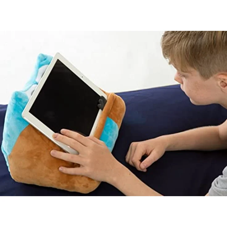 Cuddly Reader Tablet Kissen, Lesekissen Leseständer, Buchhalter Buchstütze, Tablethalter iPad Ständer Owliver – Bild 9