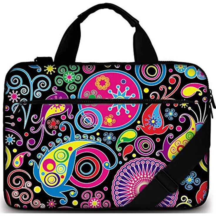 Sidorenko Laptoptasche 15/15,6 Zoll - Moderne Notebooktasche aus Canvas - Hochwertige Laptop Tasche - Schmutz- & Wasserabweisende Laptop Bag mit Zubehörfach – Bild 1