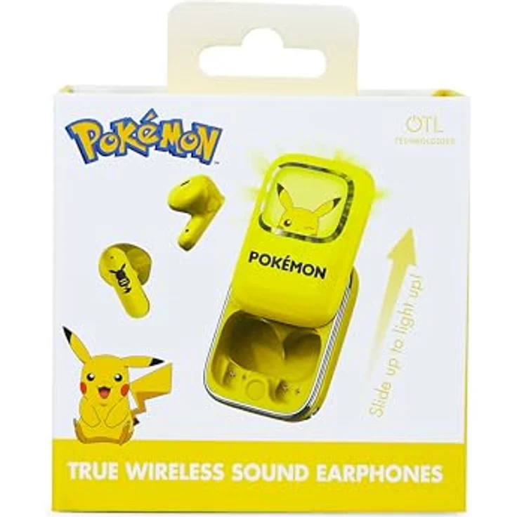 OTL Pokémon Pikachu Slide TWS-Ohrhörer mit Ladehülle In-Ear-Kopfhörer (ja, Bluetooth, mit Smart Touch Control) – Bild 2
