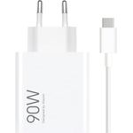 Xiaomi Wall Charger USB-A MDY-15-EK, 90W Ladegerät mit USB-C Kabel, weiss