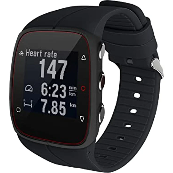 kwmobile Sport Ersatzarmband TPU mit Uhrenverschluss für Polar M400 / M430 Schwarz – Bild 6