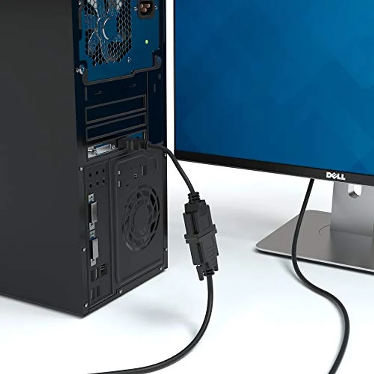 JAMEGA HDMI auf DVI Adapter, 24+5 Kabel Konverter, 4K High Speed, vergoldete Kontakte, kompatibel mit TV, Beamer, PC, PS4, Xbox One – Bild 5