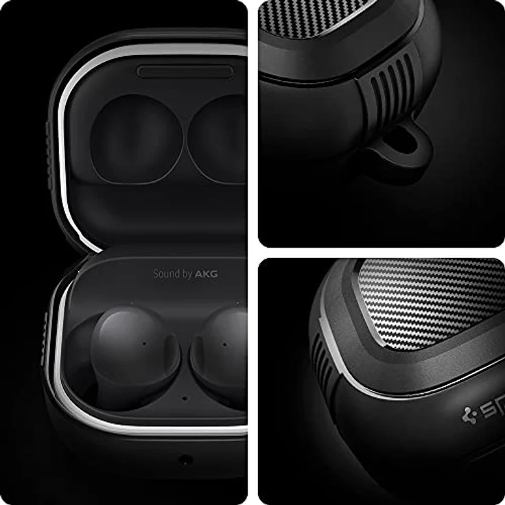 SPIGEN Rugged Armor Schwarz für Galaxy Buds 2-Live-Pro - Preisvergleich – Bild 3