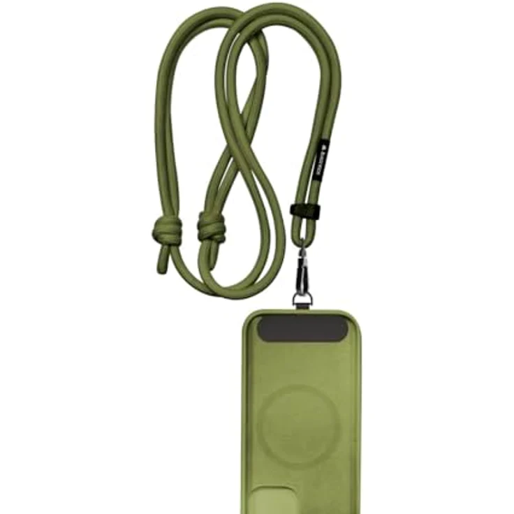 BlackRock Universal Lanyard Case Gurt, universeller Schlüsselanhänger, 40-80 cm, olivgrün – Bild 2