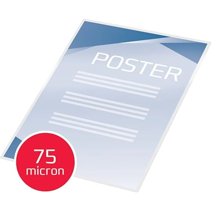 GBC Document Laminating Pouch, 25er-Pack, glänzend, 303 x 426 mm, 75 Mikron – Bild 5