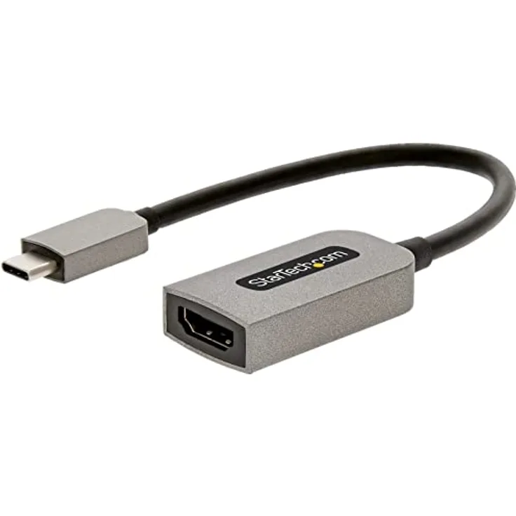 StarTech.com USB-C auf HDMI Adapter - 4K 60Hz Video, HDR10 - USB-C auf HDMI 2.0b Adapter Dongle - USB Typ-C DP Alt Mode auf HDMI Monitor/Display/TV - USB C auf HDMI Konverter (USBC-HDMI-CDP2HD4K60)