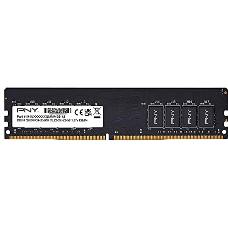 PNY 16GB Performance DDR4 3200MHz CL22 1.2V Desktop Memory (MD16GSD43200-TB) – Bild 1