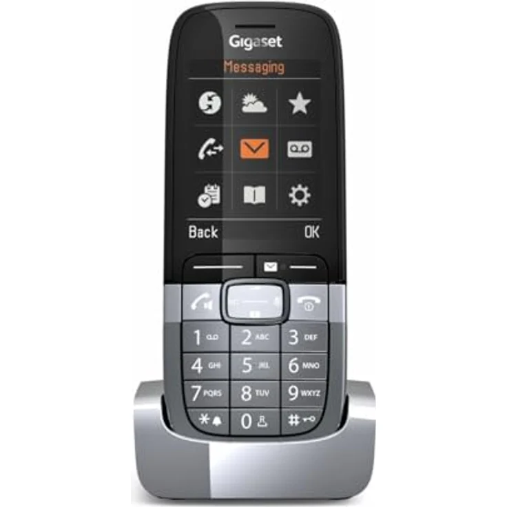 Gigaset SL850H PRO DECT Mobilteil, Schnurlostelefon mit 2,4-Zoll Farbdisplay, Bluetooth 5.1, Titan – Bild 2