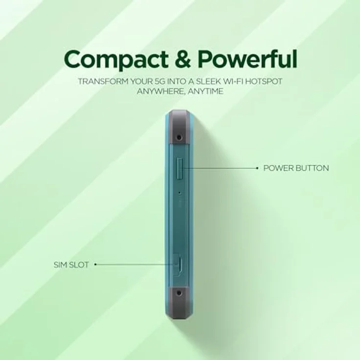 ACER Connect Enduro M4 5G, Mobiler Wi-Fi Hotspot mit robustem Design, 20GB, Type-C USB 3.0 und integriertem Display – Bild 10