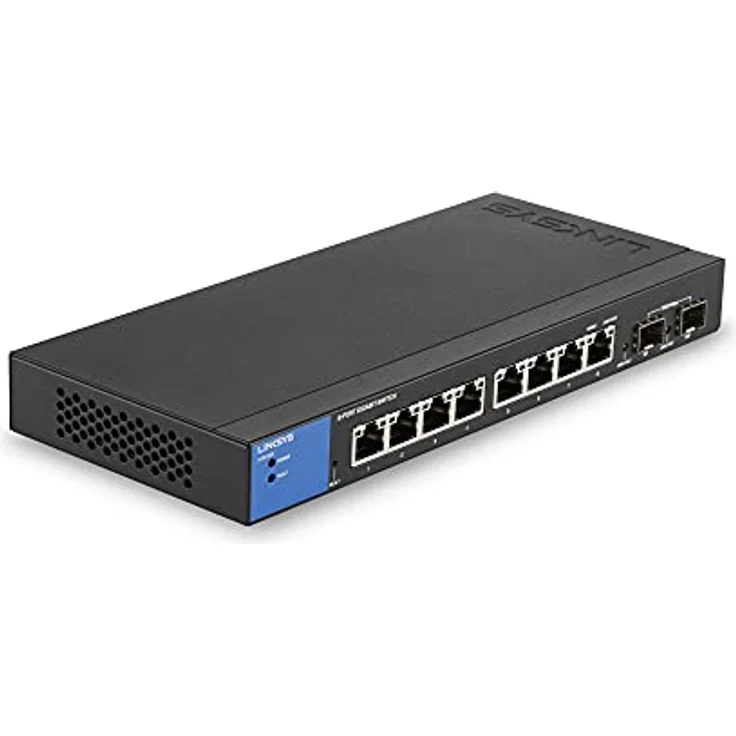Linksys 8-Port Managed Gigabit-Ethernet-Switch mit 2 SFP-Uplinks – Bild 2