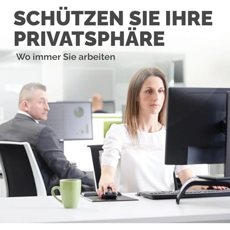 Fellowes PrivaScreen Blickschutzfilter (für Laptop und Monitor, 54,6cm (21,5 Zoll) Widescreen 16:9) – Bild 8