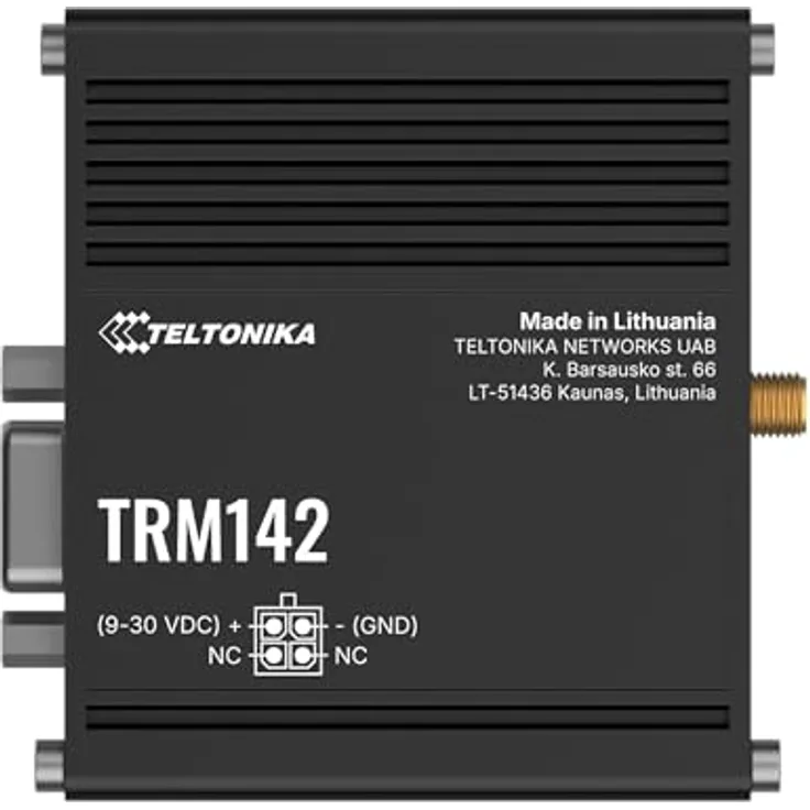 Teltonika TRM142 4G Modem, industrial Router mit RS232 und USB-Schnittstellen, kompakt und robust