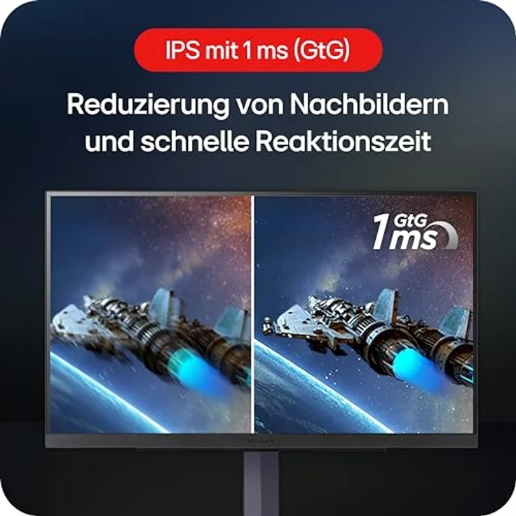 LG Electronics 27GS85QX-B.AEU Ultragear™ QHD Gaming IPS-Monitor 27" (68,4 cm), 2560 x 1440, 16:9, 1ms GtG, 180 Hz, HDR10, 400 cd/m² Helligkeit (typ.), NVIDIA G-Sync Compatible, AMD FreeSync - Schwarz – Bild 5
