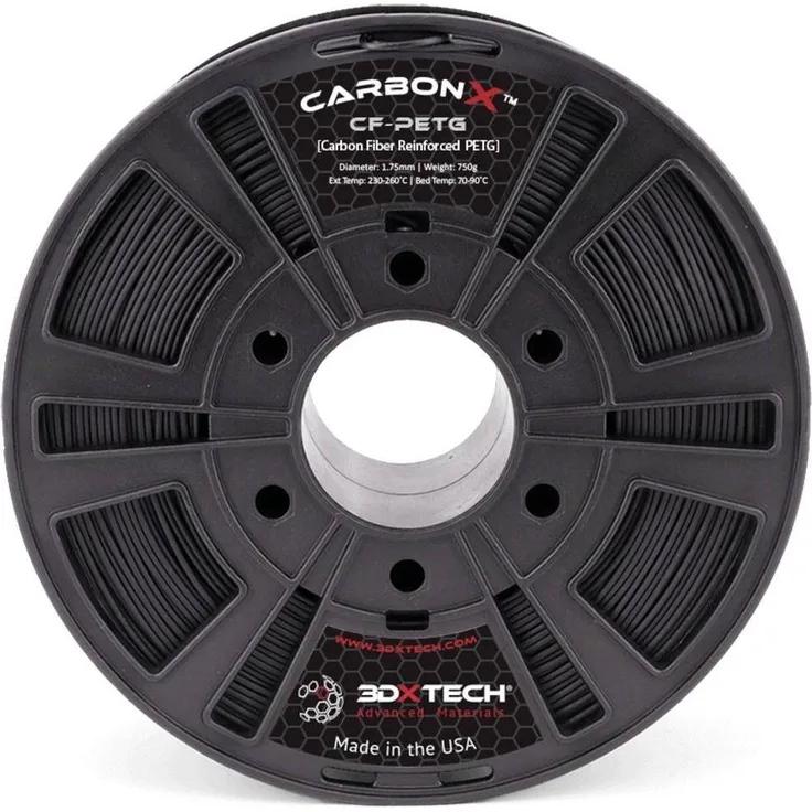 3D Xtech 3DXSTAT ESD PETG Filament, 2.85 mm, 750 g, Schwarz, elektrostatisch ableitend (ESD)