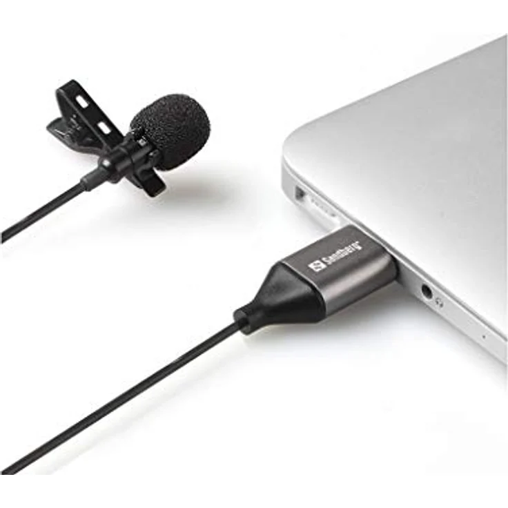 Sandberg Streamer USB Clip Microphone Streamer USB Clip Microphone, Clip-on microphone, -38 dB, 50 - 18000 Hz, 24 bit, 96 kHz, 84 dB – Bild 4