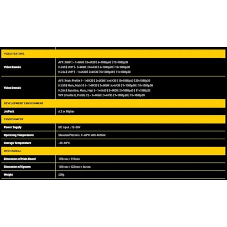 Palit PANDORA NVIDIA Jetson Orin NX Super 16GB, Mini-PC mit Arm Cortex-A78AE, 128 GB SSD, Linux-Betriebssystem – Bild 5