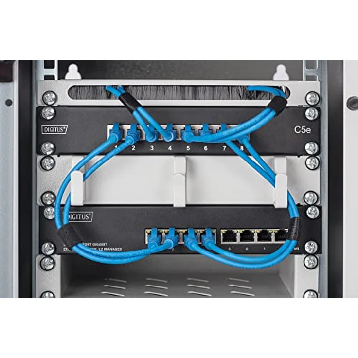 DIGITUS Gigabit Ethernet Switch - 10 Zoll - 8 Ports - L2+ Managed - VLAN, Link Aggregation & Port Control - Schwarz – Bild 5