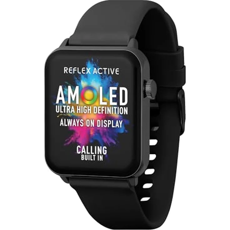 Reflex Active Amoled Series 30 4,5 cm Always-On Display Smartwatch Schwarz – Bild 1