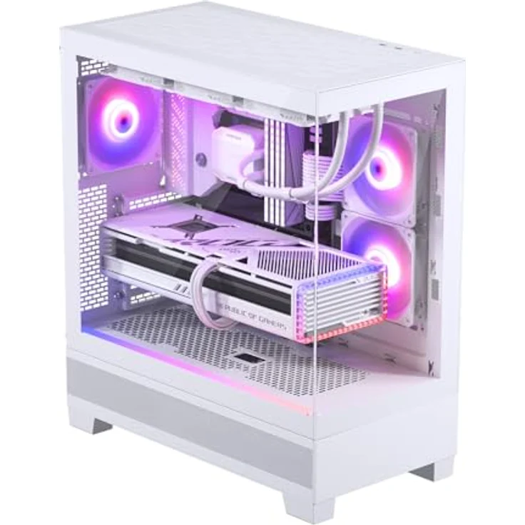Phanteks XT View (E-ATX, Mini ITX, mATX, ATX), PC Gehäuse, Weiss – Bild 9