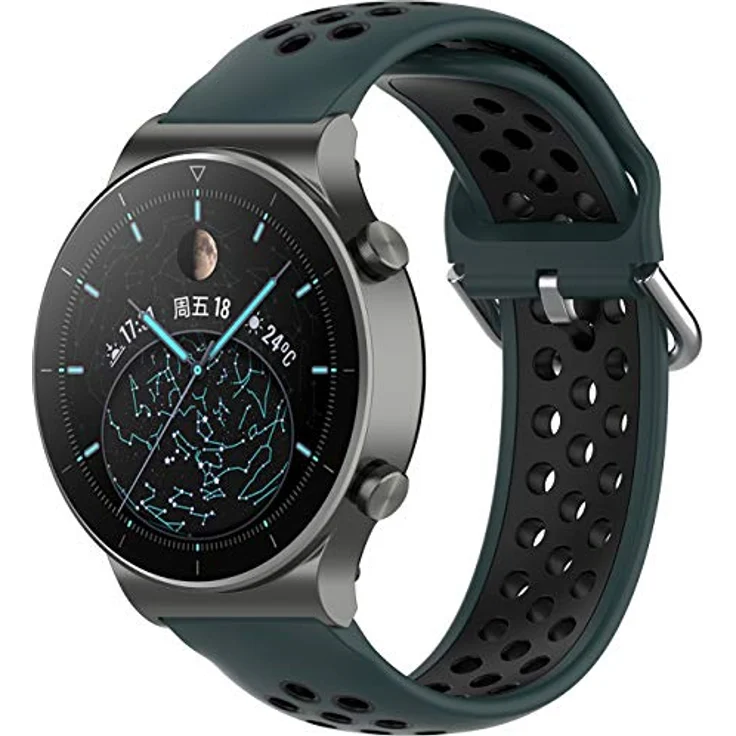 Shieranlee Soft Silicone Armband für Huawei Watch GT2 PRO, 22mm, Quick-Release, langlebig – Bild 1