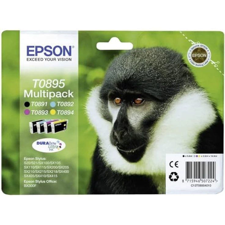 Epson Multipack 4-colours T0895 DURABrite Ultra Ink – Bild 2