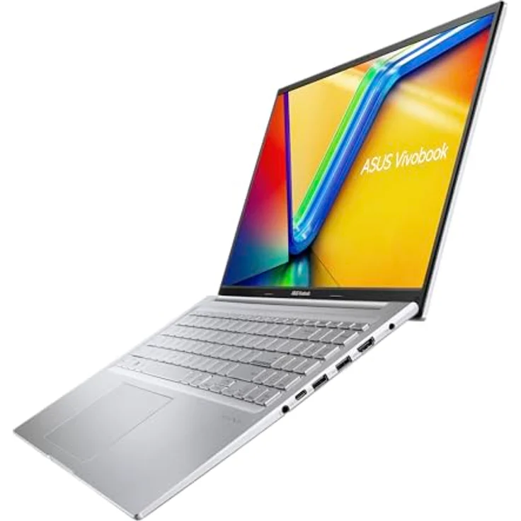 ASUS Vivobook 16, Notebook mit AMD Ryzen 5 7430U, 16 GB RAM, 512 GB SSD, 16 Zoll Full HD IPS-Display, Silber – Bild 6