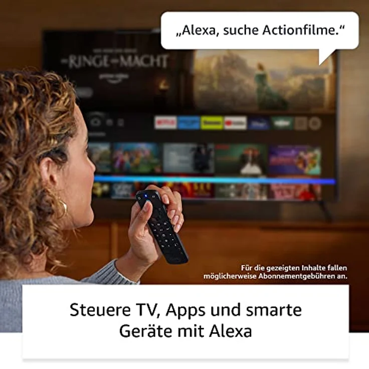 Alexa-Sprachfernbedienung Pro, mit Remote Finder, TV-Steuerungstasten und Tastenbeleuchtung, erfordert ein kompatibles Fire TV-Gerät – Bild 5