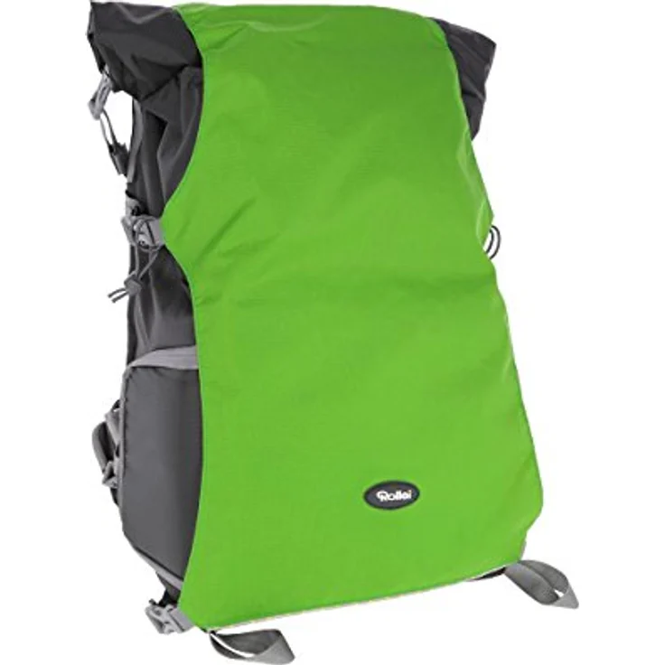 Rollei Traveler Fotorucksack Canyon L - Professioneller Outdoor Fotorucksack, inkl. separatem Einsatz für die Kameraausrüstung, Stativhalterung und Laptopfach - Größe L (35 L) - Forest (Grau-Grün) – Bild 4