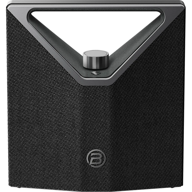 Bugani Brief Plus, Bluetooth-Lautsprecher mit 13 Stunden Akkulaufzeit, wasserdicht, schwarz/silber