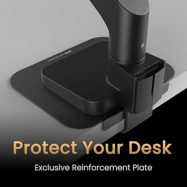 BenQ Universal-Monitorarm, Tischhalterung für 45" Monitore, höhenverstellbar und neigbar, Schwarz – Bild 5