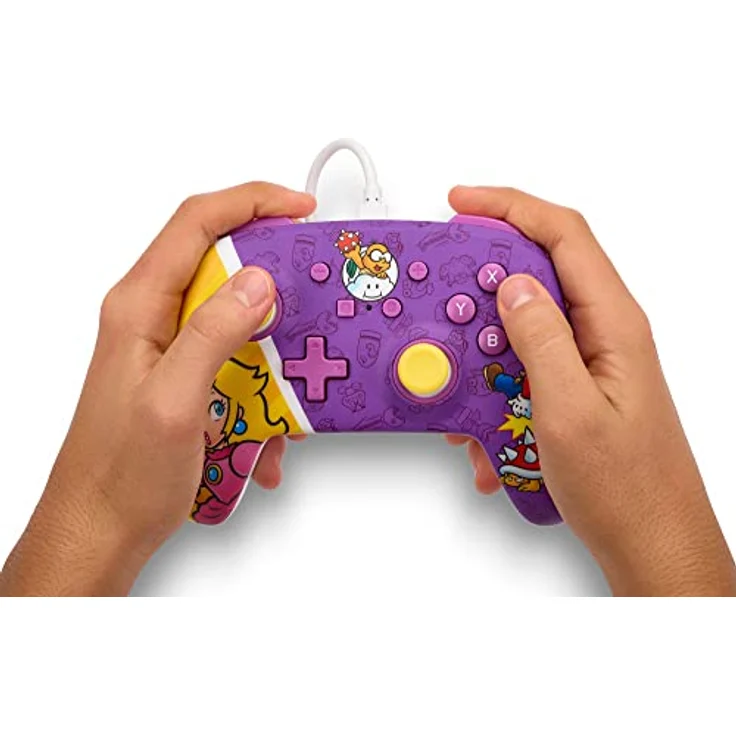 Verbesserter kabelgebundener PowerA-Controller für Nintendo Switch – Princess Peach Battle – Bild 2