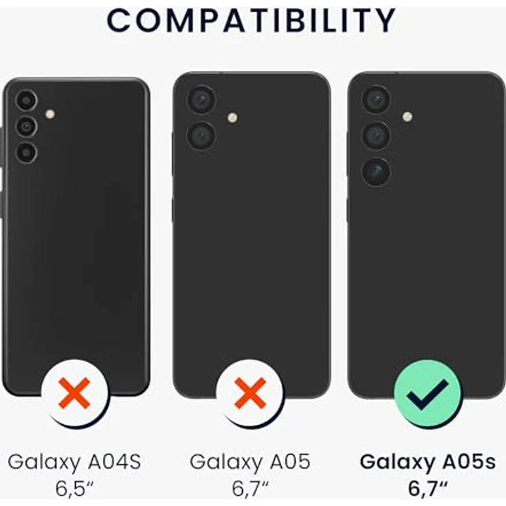 kwmobile Handyhülle für Samsung Galaxy A05s - Silikon Case mit metallischem Schimmer in Metallic Dunkelrot - flexible, rutschfeste Schutzhülle – Bild 2