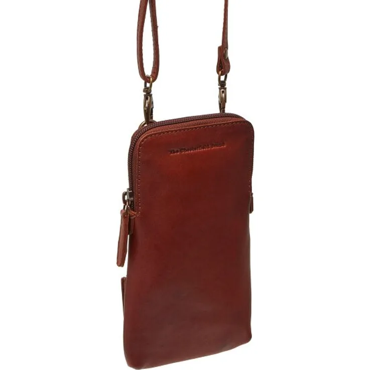 The Chesterfield Brand Cuba Handytasche, 100% Leder, braun, 10 cm x 2 cm x 18 cm
