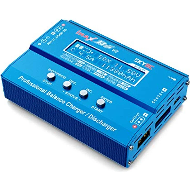 SKYRC B6DC V2 Modellbau-Ladegerät 6 A Blei, LiFePO, LiHV, LiIon, LiPo, NiCd, NiMH Timer-Abschaltung, Temperaturüberwachung, Grafische Anzeige (SK100161) – Bild 2