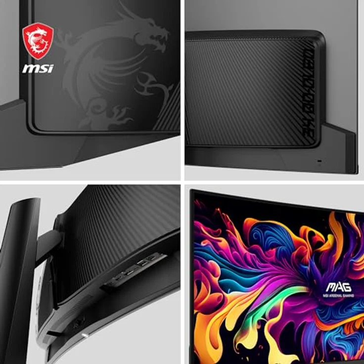 MSI MAG 341CQP QD-OLED écran plat de PC 86,4 cm (34") 3440 x 1440 Pixels UltraWide Quad HD QDOLED Noir – Bild 4