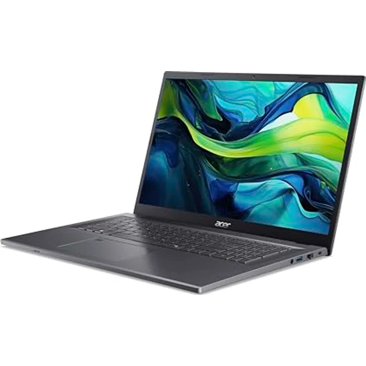 Acer Aspire 17 (A17-51GM-70LZ) Laptop | 17,3" FHD IPS Display | Intel Core 7 150U | 16 GB RAM | 1 TB SSD | NVIDIA Geforce RTX 2050 | Windows 11 | QWERTZ Tastatur | grau – Bild 4
