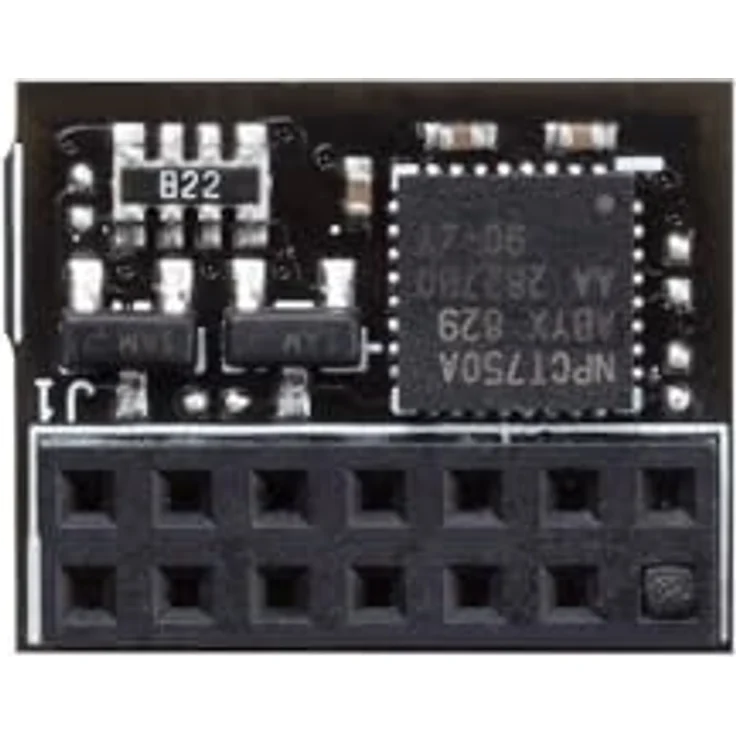 ASUS TPM 2.0 SPI-Modul, Trusted Platform Module für Windows 10, schwarz, 16x13 mm – Bild 1
