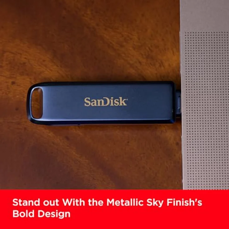 SanDisk Phone Drive, Flash-Laufwerk 2-in-1, iPhone Speicher 128GB, Metallic Sky (Automatisches Backup, Lightning und USB Type-C Anschluss, Passwortschutz, Verschlüsselung) – Bild 5