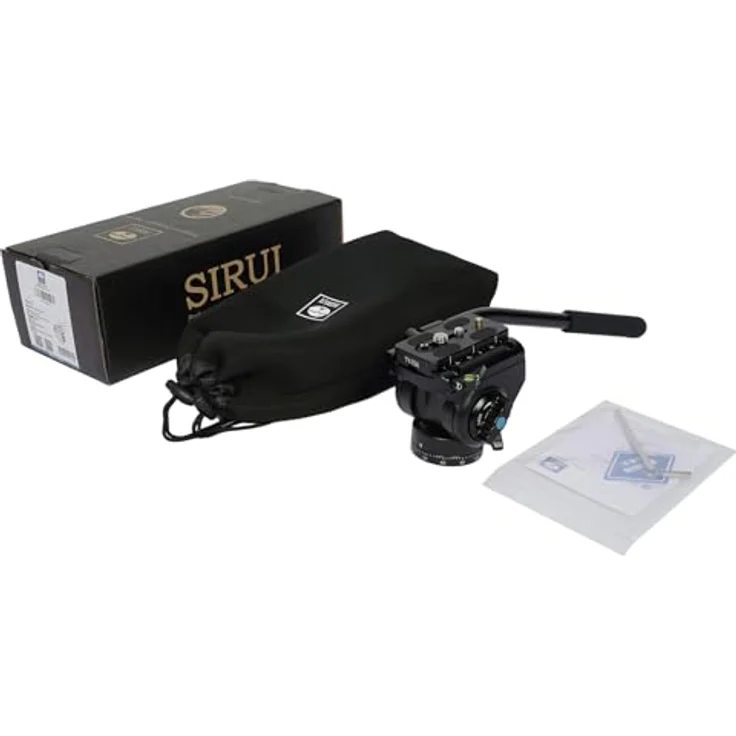 Sirui VA-5 Fluid Videoneiger (mit Schnellwechselplatte 69mm, flache Basis, Aluminium) schwarz – Bild 7