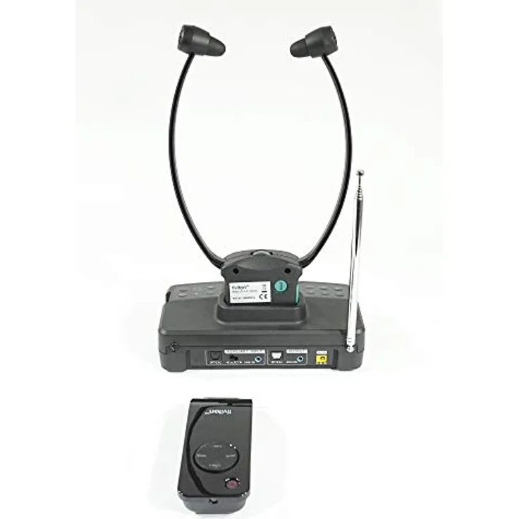 Humantechnik Tiviton DAB 3 in 1 Funk-Kopfhörer, drahtloser TV-Kopfhörer, DAB+ Radio & Hörverstärker, Kinnbügel-Design – Bild 4