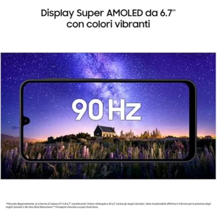 Samsung Galaxy A17 LTE (128 GB, Black, 6.70", SIM + eSIM, 4G), Smartphone, Schwarz – Bild 5