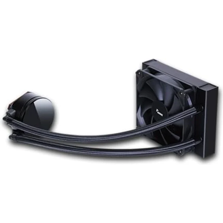 Inter-Tech Kühler ARGUS Iceman B-120 AIO Wasserkühlung, AMD/Intel 200 Watt, hohe Qualität, Schwarz – Bild 2