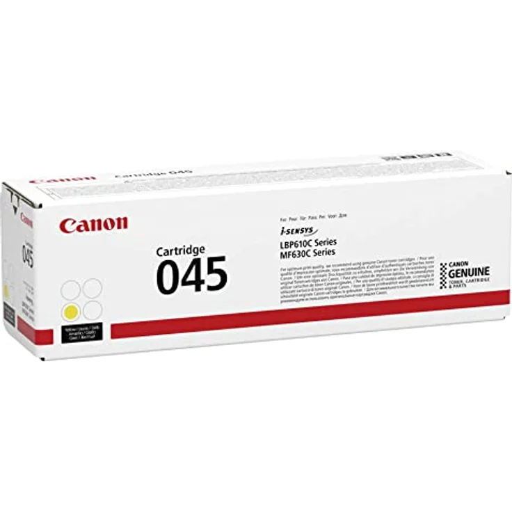Canon CRG 045 Y gelb Toner für LBP613Cdw, LBP611Cn MF635Cx, MF633Cdw, MF631Cn (1239C002) – Bild 2