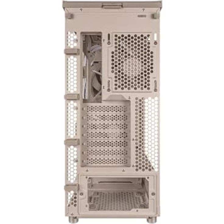 ASUS Proart PA401 Wood Mesh PWM Beige, ATX PC-Gehäuse aus Holz mit optimaler Kühlung, 16 cm CPU-Höhe, 2x 160 mm Lüfter – Bild 4
